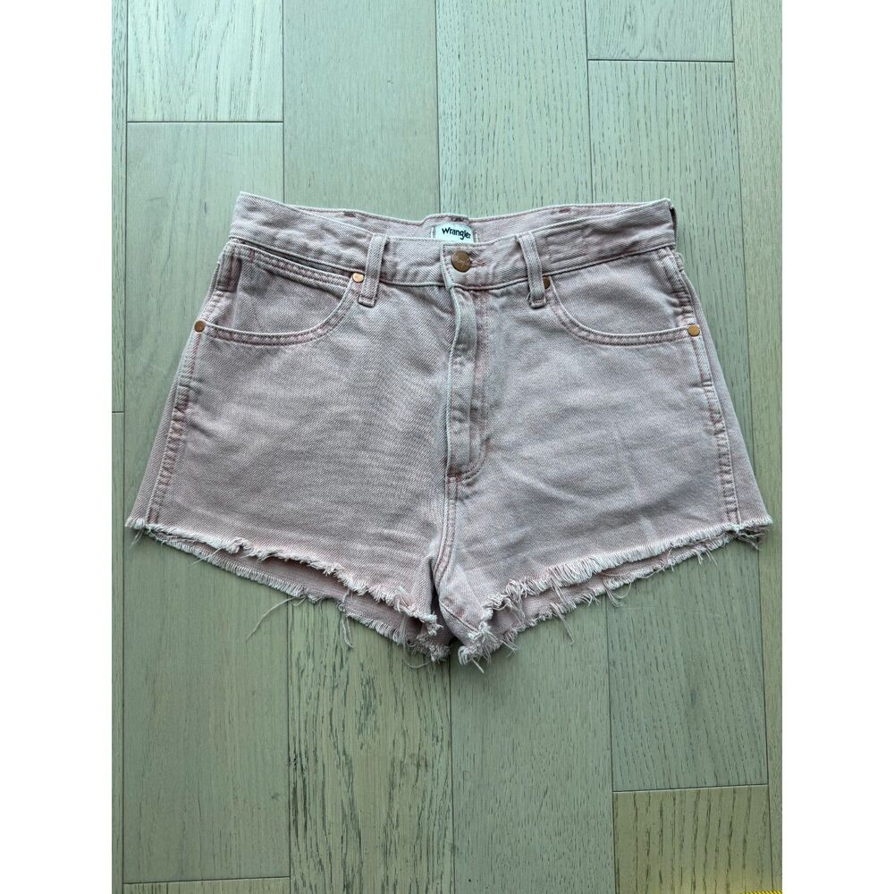 Wrangler Blush Pink 100% Cotton Denim Festival Shorts